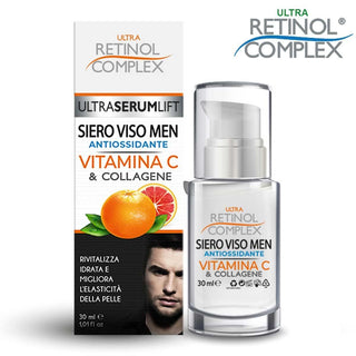 Retinol Complex Sérum Facial Men Con Vitamina C 30 Ml 