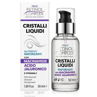 Keratin Complex Cristalli Liquidi Niacinamide & Acido Ialuronico 50 ml — Trattamento Capelli