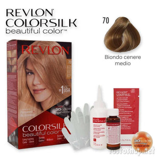 Revlon Colorsilk N 70 Biondo Cenere Medio — Colorante capelli