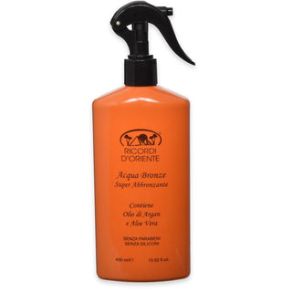 Ricordi d'Oriente Acqua Bronze Super Abbronzante Argan e Aloe 400 ml — Solare