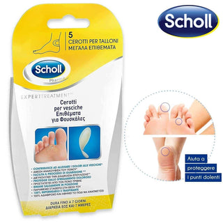Scholl פלסטרים לשלפוחיות בעקב 