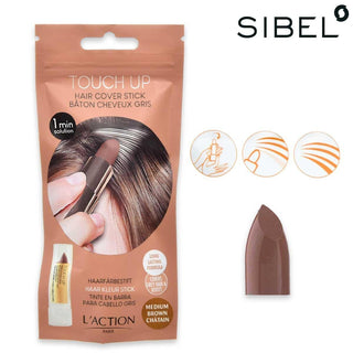 Sibel L'Action Stick per Capelli Grigi Castano Medio — Correttore capelli grigi