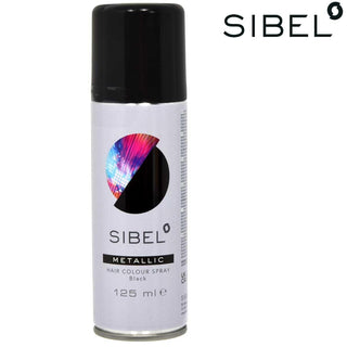 Sibel Nero Metallizzato 125 ml — Spray capelli colorato