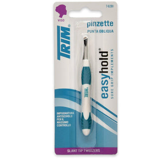 Trim Pinzette Punta Obliqua Easyhold — Pinzette