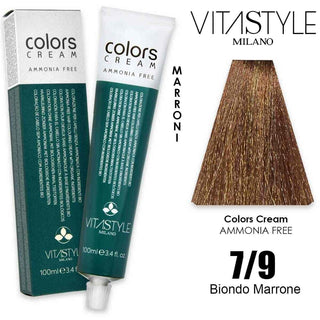 Vitastyle Colors Crema Senza Ammoniaca 7.9 100 ml — Crema colorante per capelli