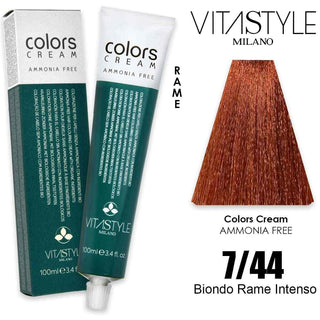 Vitastyle Colors Crema Senza Ammoniaca 7.44 100 ml — Crema colorante per capelli