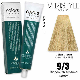 Vitastyle Colors Crema Senza Ammoniaca 9.3 100 ml — Crema colorante per capelli