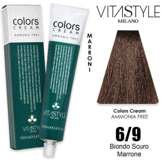 Vitastyle Colors Crema Senza Ammoniaca 6.9 100 ml — Crema colorante per capelli
