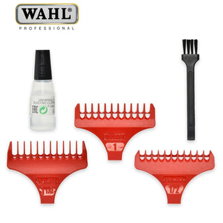 Wahl Rialzi Set X3 5* Dettaglio Largo Rosso — Set rialzi per tosatrice