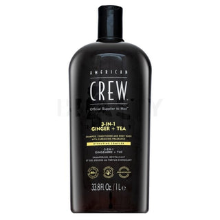 American Crew 3 in 1 Zenzero + Tè 1000 ml — Bagnoschiuma capelli