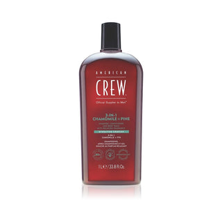American Crew 3 i 1 Kamille + Fyr 1000 ml 