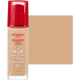 粉底 Bourjois Healthy Mix Clean & 纯素发光 52W 香草色 30 毫升 