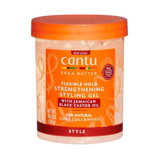 Cantu Gel Modellante Rinforzante Tenuta Flessibile al Burro di Karité 524 g — Gel Styling Capelli