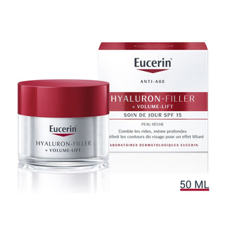 Eucerin Hyaluron-Filler + Volume Lift Crema Giorno SPF15 Pelle Secca 50 ml — Crema viso SPF