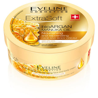 Crema facial y corporal Eveline Extra Soft BioARGAN Manuka Oil 175 ml 