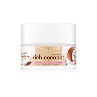 Ultra-nährende Gesichtscreme Eveline Rich Coconut 50 ml 