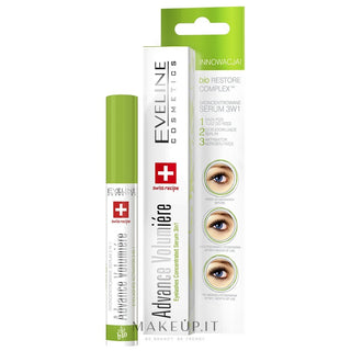 Eveline Advance Volumiere 3in1 - Sérum Concentrado para Pestañas 10 ml 