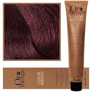 Fanola Oro Therapy Color Keratin Oil Pure 5.5 100 ml — Olio per capelli colorati