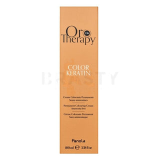 Fanola Oro Therapy Color Keratin Oil Pure 6.6 100 ml — Olio per capelli colorati
