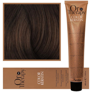 Fanola Oro Therapy Color Keratin Oro Pure 6.13 100 ml — Crema colorante per capelli