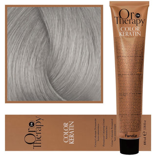 Fanola Gold Therapy Color Keratin Pure Gold Silver 100 ml — Crema colorante per capelli