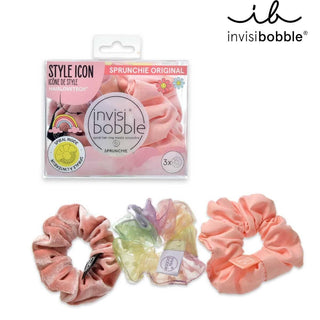 InvisiBobble Sprunchie Retro Dreamin' Macaron — Elastico capelli