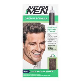 Just For Men Shampoo-in Haircolour H40 Castano Scuro Medio 66 ml — Tintura shampoo
