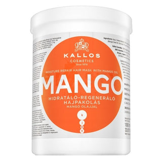 Kallos Maschera idratante riparatrice mango 1000 ml — Maschera per capelli