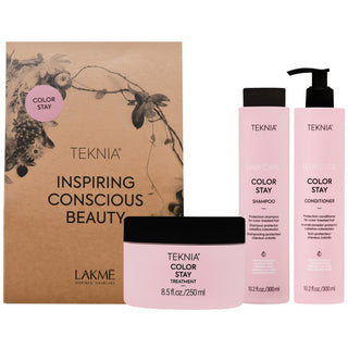 Lakmé Teknia Color Stay Pack 300 ml + 300 ml + 250 ml — Kit capelli
