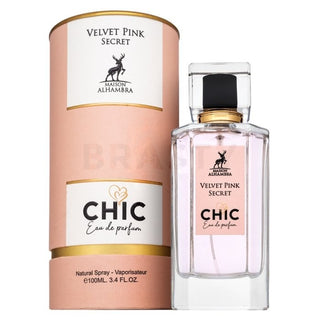 Alhambra Chic Velvet Pink Secret EDP Donna 100 ml — Eau de Parfum