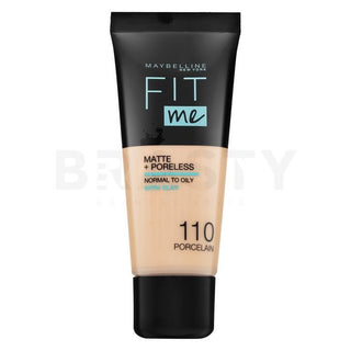 Foundation Maybelline Fit Me! Matte + Poreless 110 Porcelain 30 ml 