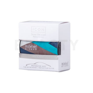 Millefiori milano Icon Car Air Freshener Legni & Spezie Textil Geometric — Profumatore auto