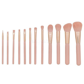 Mimo Set pennelli trucco rosa 12 pezzi — Set pennelli trucco