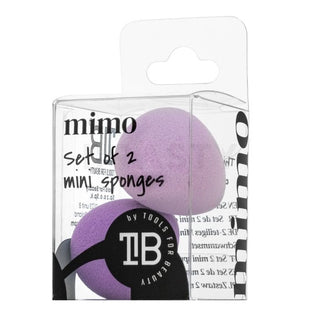 MIMO Set de 2 Mini Esponjas Moradas 