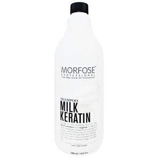 Champú de queratina con leche Morfose 1000 ml 