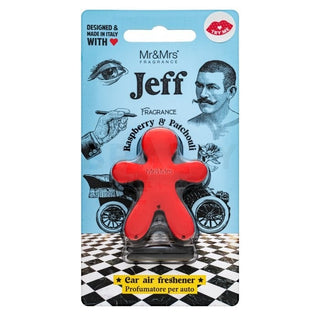 Mr&Mrs Fragrance Jeff Chrome Lampone e Patchouli — Deodorante auto