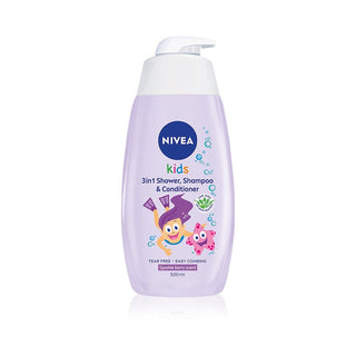 Nivea Kids 3v1 Doccia & Shampoo & Balsamo Bambina 500 ml — Detergente 3 in 1