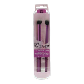 Real Techniques Eye Shade + Blend – Brocha para sombra de ojos + Brocha para difuminar 