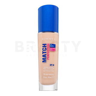 מייקאפ Rimmel London Match Perfection 24HR SPF20 010 Porcelain 30 מ"ל 