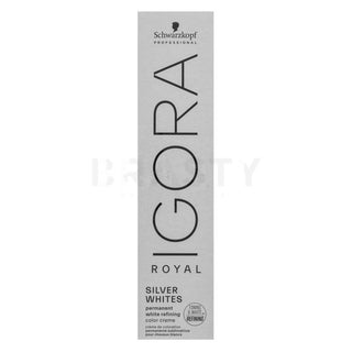 Schwarzkopf Professional Igora Royal SilverWhite Crema Colorante Permanente Bianco Grigio-Lilla 60 ml — Colorante capelli