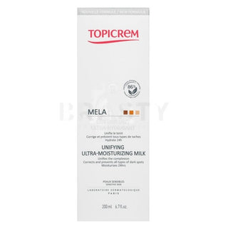 Topicrem MELA Latte Ultra Idratante Unificante 200 ml — Latte corpo