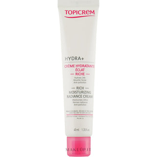 Topicrem HYDRA+ Rig Fugtgivende Oplysende Creme 40 ml 