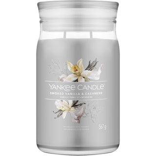 Yankee Candle Vaniglia Fumata e Cashmere 368 g — Candela Profumata