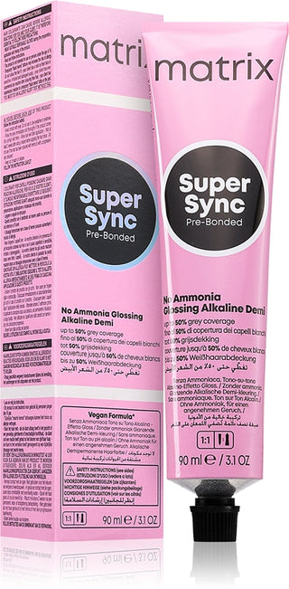 Matrix Super Sync Pre-Bonded 11A Ash Extra Light Blonde+ 90 ml — Tinta per capelli