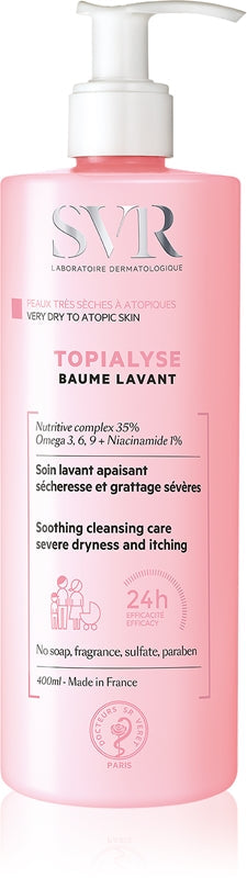 SVR Topialisi Baume Nettoyant Apaisant Sécheresse et Grattage Intense 400 ml
