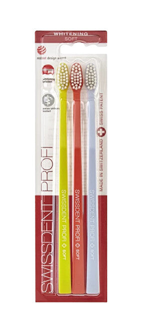 Swissdent Toothbrush Whitening Soft Locarno 2 + 1 FREE