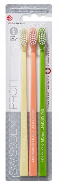Swissdent Gentle Extra Soft Toothbrushes 2 + 1 FREE