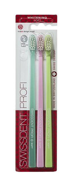 Swissdent Verbier Soft Whitening Toothbrush 2 + 1 FREE