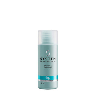 System Professional by Wella B1 , Shampoo Capelli Riequilibrante, 50 ml