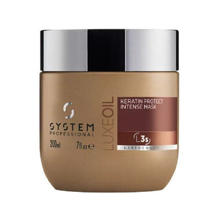 System professional Mascarilla capilar nutritiva LuxeOil (Keratin Protect Intense) - Volumen: 200 ml